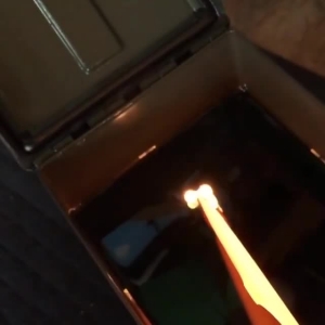 Oil Quench for knife